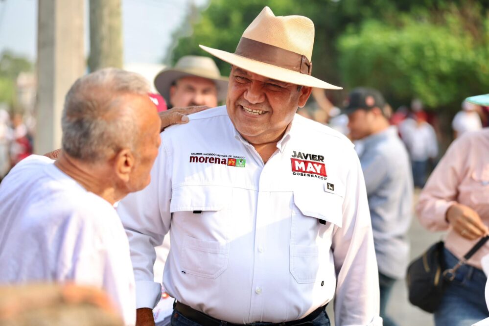 Regresa Javier May a territorio; este lunes 17 de junio inicia recorrido por todos los municipios