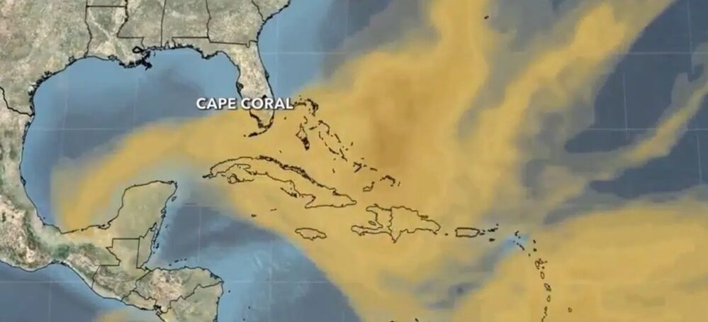 ¡Ojo! El Polvo del Sahara se aproxima a México y así afectará la nube de arena