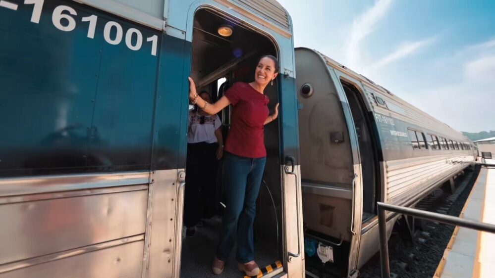 Claudia Sheinbaum planea construir más trenes: AIFA, Guadalajara y Nuevo Laredo