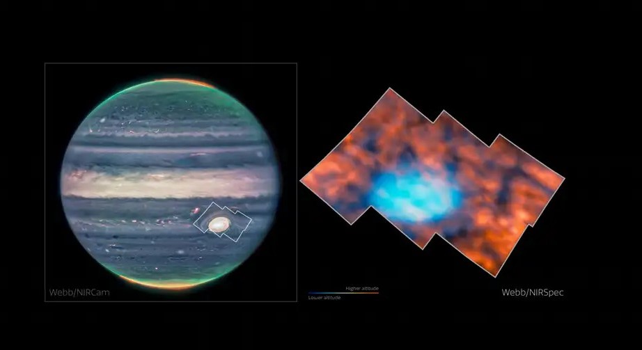 Descubren en Júpiter extrañas estructuras en su atmósfera