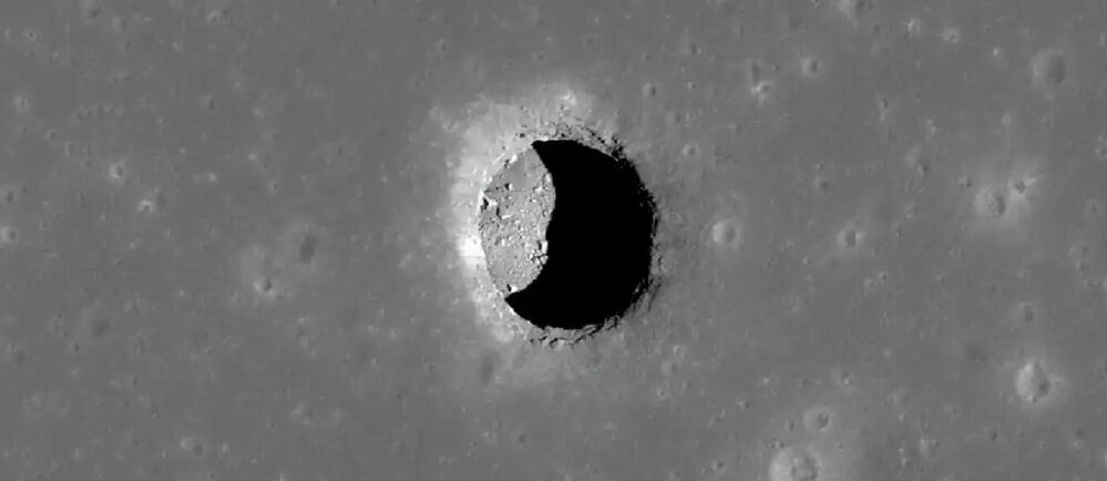 Cueva descubierta en la Luna podría ser base ideal para misiones espaciales