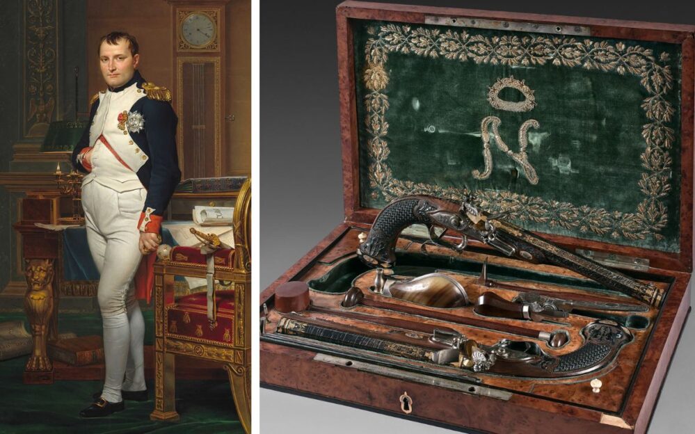 Subastan pistolas que pertenecieron al Emperador Napoleón Bonaparte