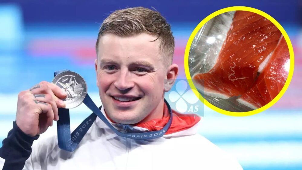 ¡Viscosos! El medallista olímpico Adam Peaty encontró gusanos en su comida en Paris 2024