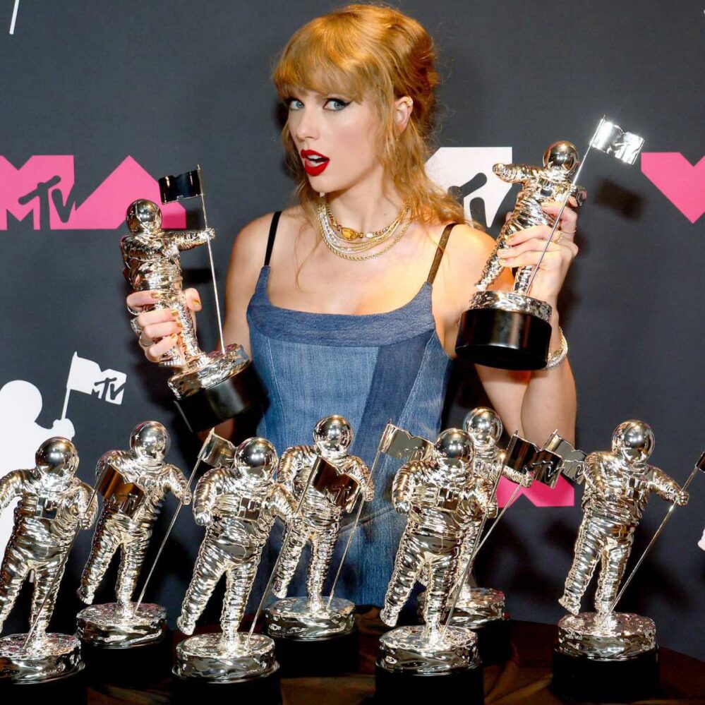 Taylor Swift es la artista más nominada en los VMAs con diez nominaciones en 2024