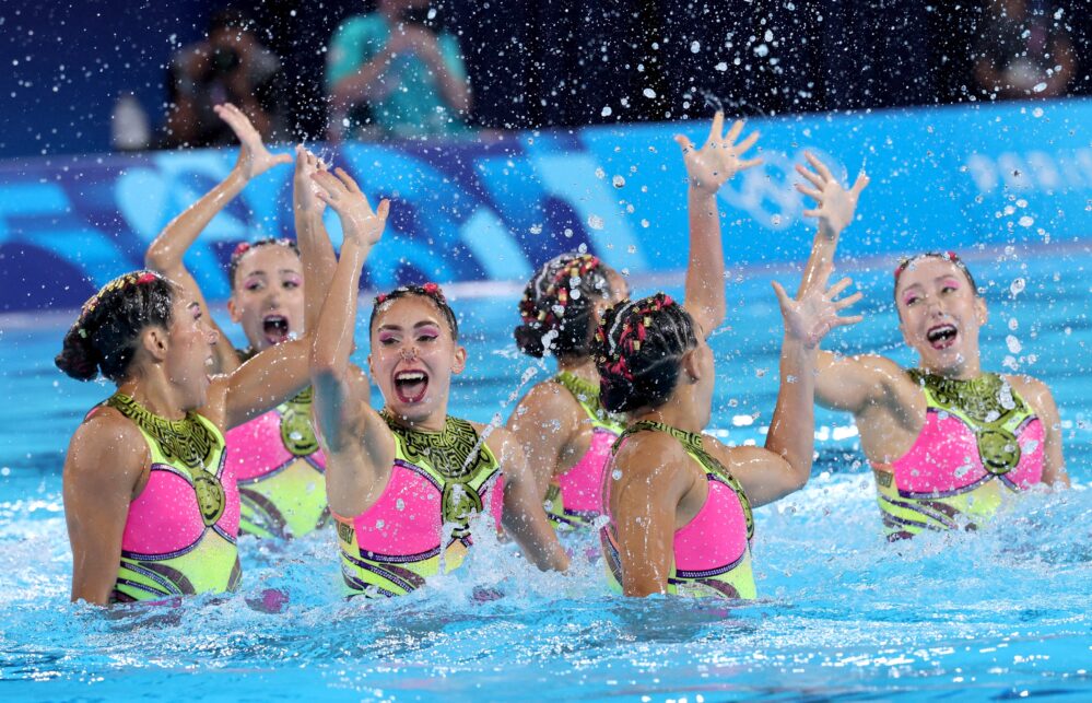 ¡Brillan las sirenas mexicanas! Contra todo logran séptimo lugar natación artística en París