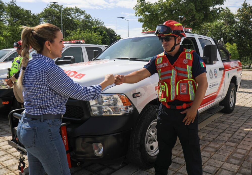 Solidaridad cuenta con el mejor equipamiento de Protección Civil en Quintana Roo