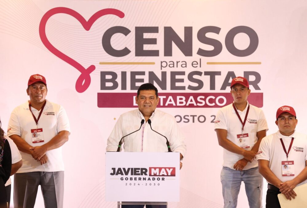 Casa por casa y sin exclusiones, así arranca el Censo para el Bienestar de Tabasco: Javier May