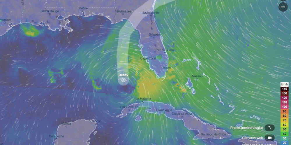 ¡Alerta de huracán para Florida! Se forma la tormenta tropical Debby