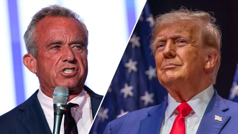 El candidato independiente Robert F. Kennedy Jr. se retira y apoya a Trump