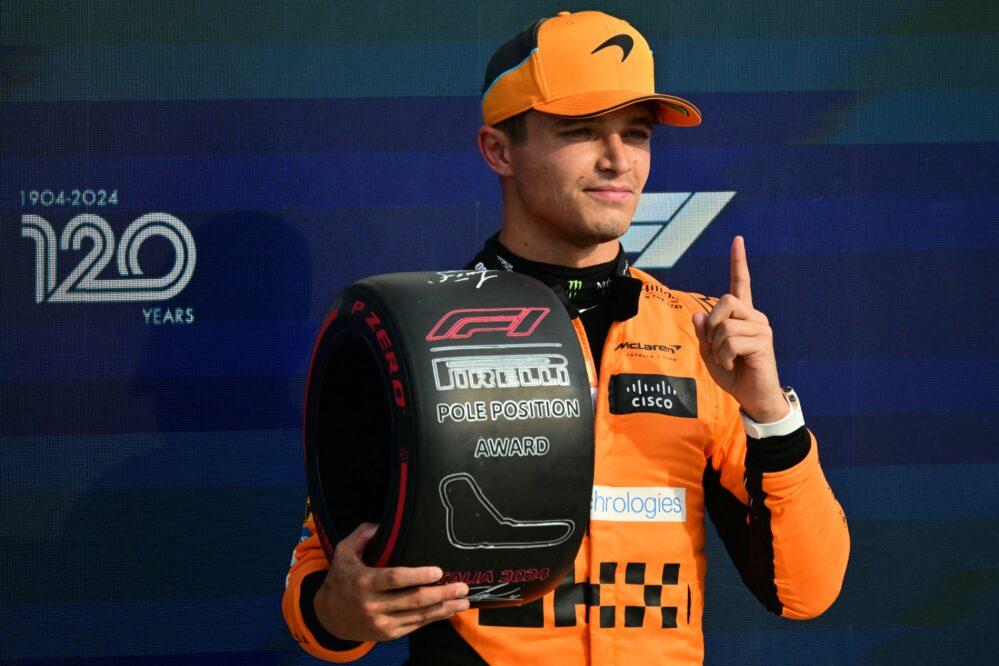 Lando Norris gana la pole position en el GP de Italia, Checo Pérez arrancará octavo y Colapinto en 18vo