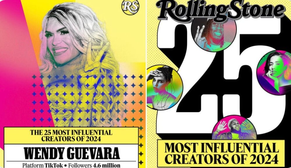 Wendy Guevara está en el top 25 global de creadores  de contenidos de Rolling Stone