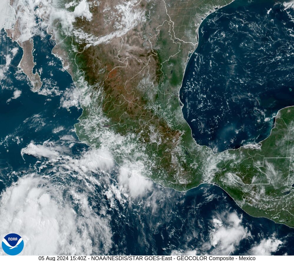 Se forma la tormenta tropical Fabio frente a las costas del Pacífico