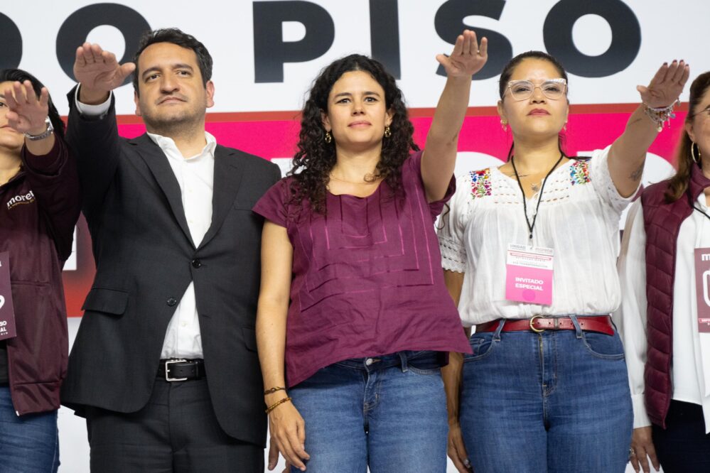 Luisa Alcalde es la nueva presidenta de Morena y Andy López Beltrán secretario de Organización