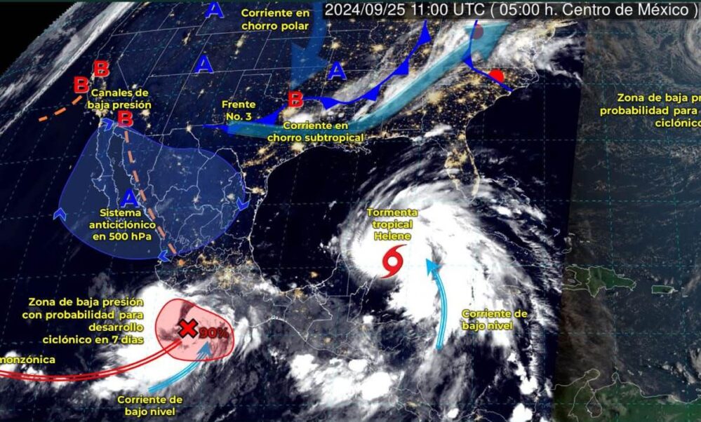 ¡Va de nuevo! John resurge como tormenta tropical, impactará de nuevo