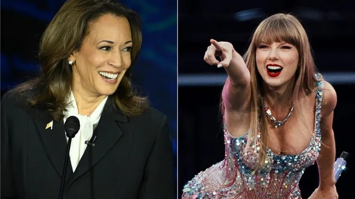 Taylor Swift votará por Kamala Harris para presidenta de los Estados Unidos