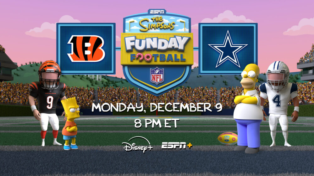 ¡Ay caramba! Los Simpson llegan a la NFL con el Cowboys vs Bengals