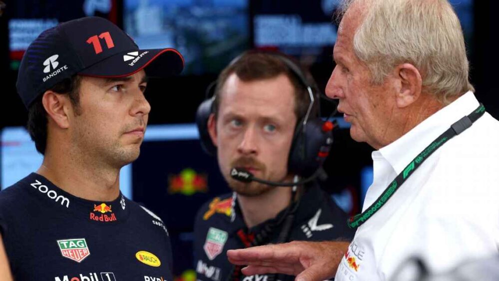 El futuro de Sergio Pérez en la Fórmula 1 está en duda, revela Helmut Marko