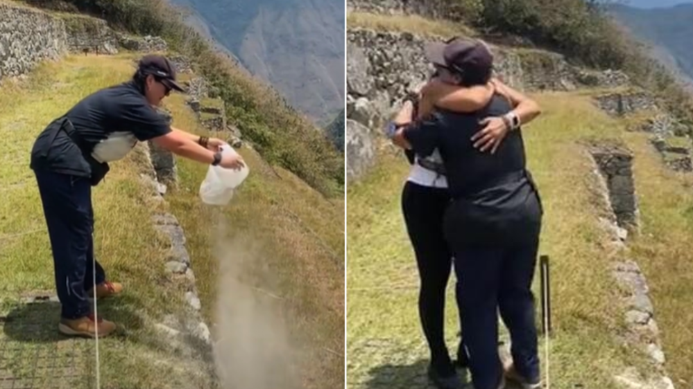 Mujer lanza cenizas fúnebres en Machu Picchu y desata la ira en redes sociales