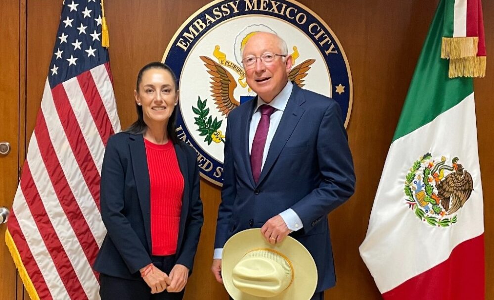 Claudia Sheinbaum criticó a Ken Salazar tras cuestionar la estrategia de seguridad de México