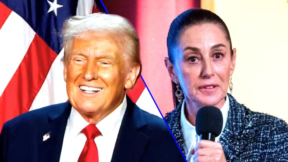 Donald Trump invita a Claudia Sheinbaum a su toma de protesta presidencial